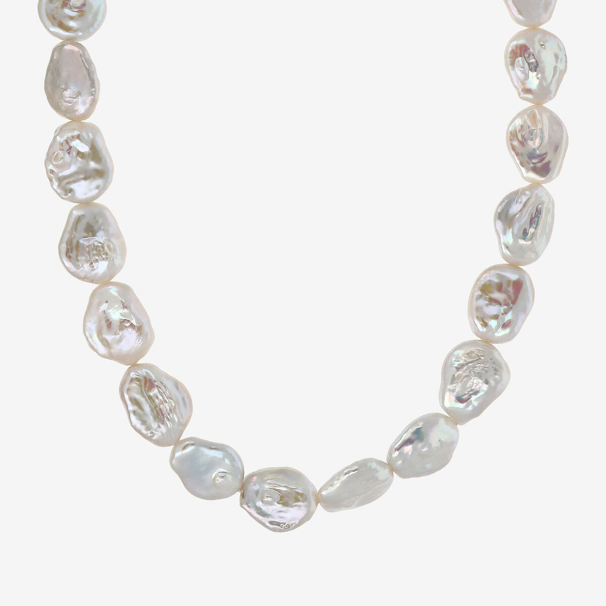 Collier Ras De Cou Argent Avec Perles D'eau Douce Baroques | ROSEMIMOSA | Neuf Avec étiquettes