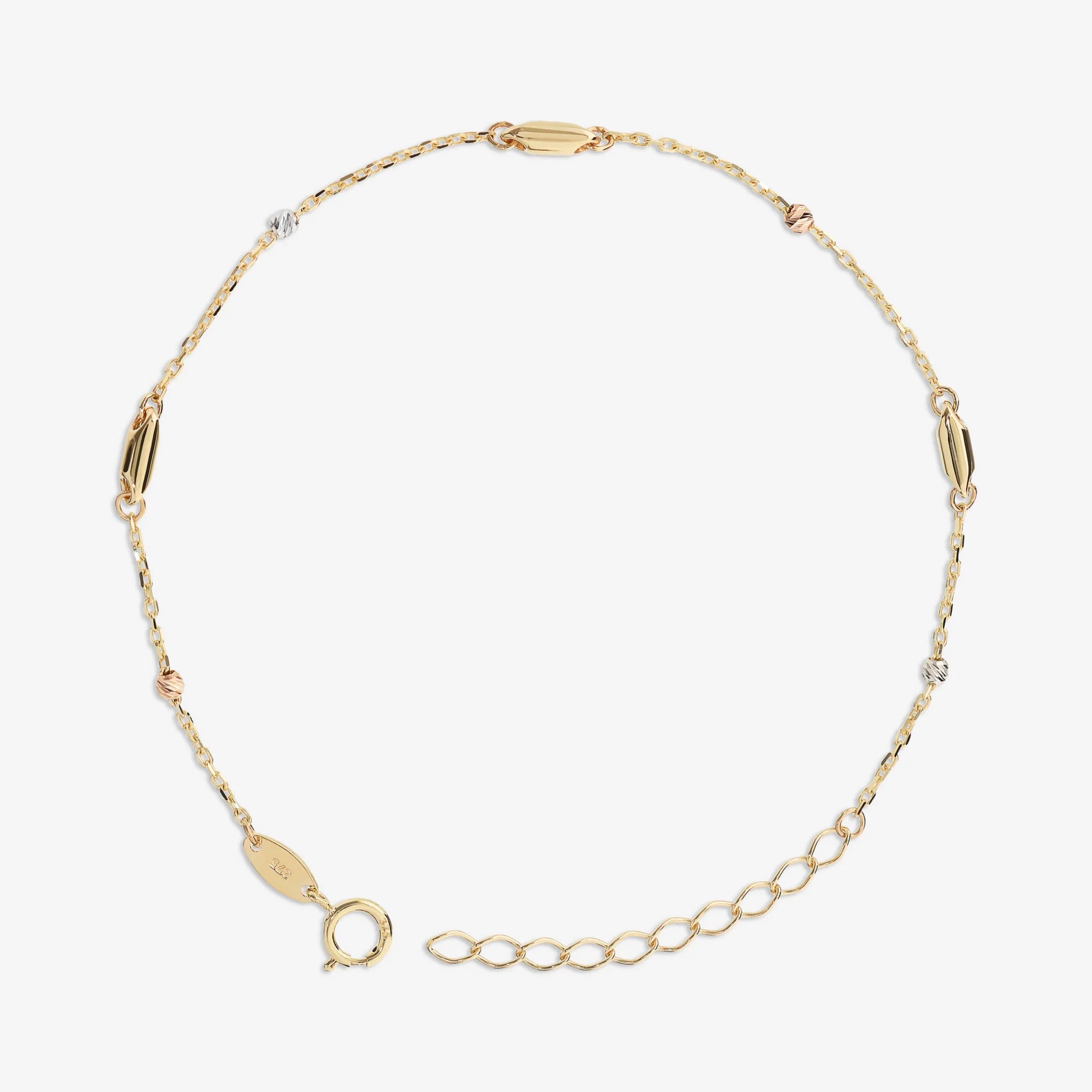 Bracciale semi-rigido in oro giallo 18 karati con smalti - Italia primo Bracciale semi-rigido in oro giallo 18 karati con smalti - Italia primo