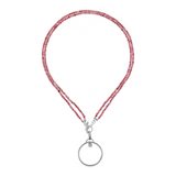 DUO-Halskette mit rosa Turmalin aus rhodiniertem 925er Silber
