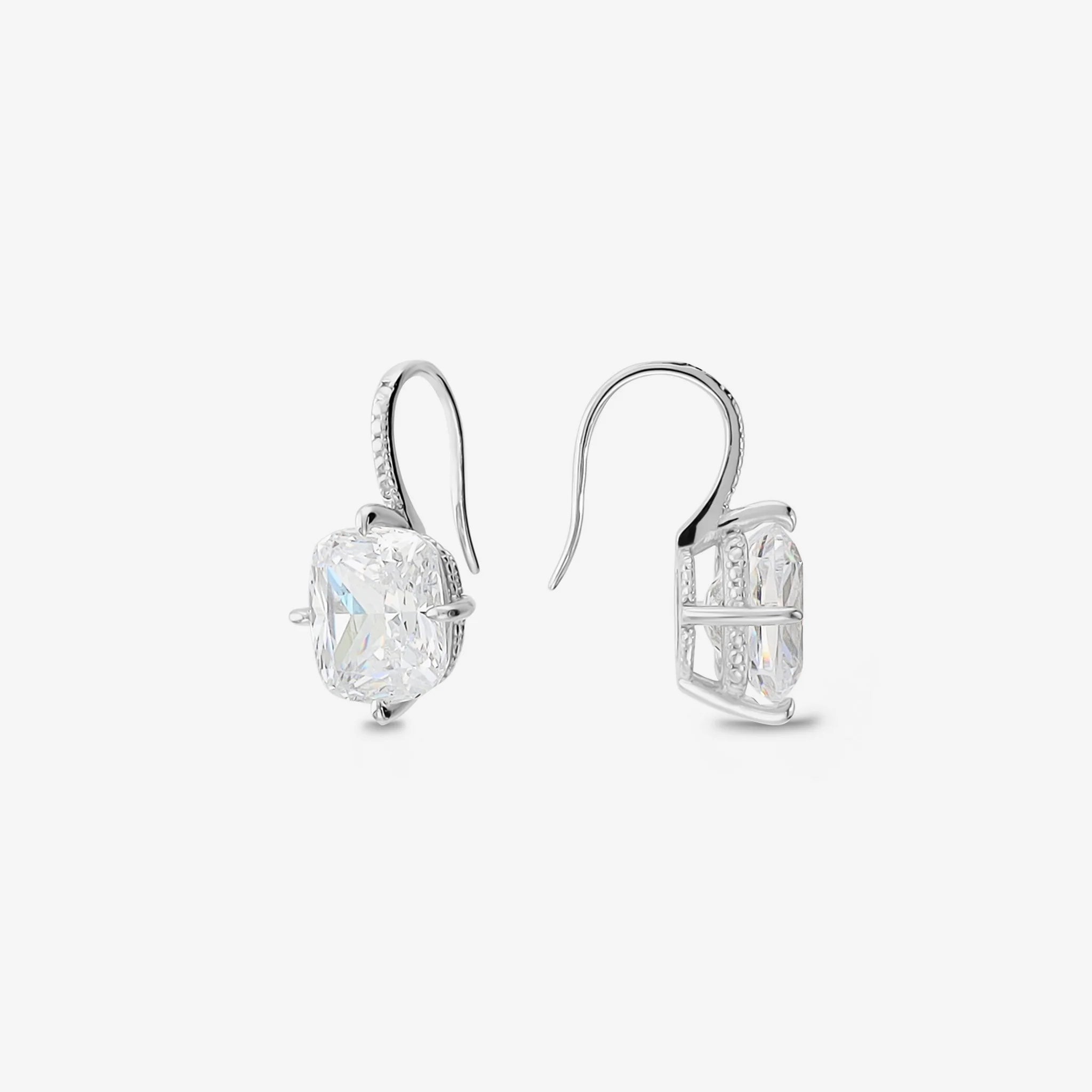 Orecchini Pendenti in Argento 925 con Cubic Zirconia