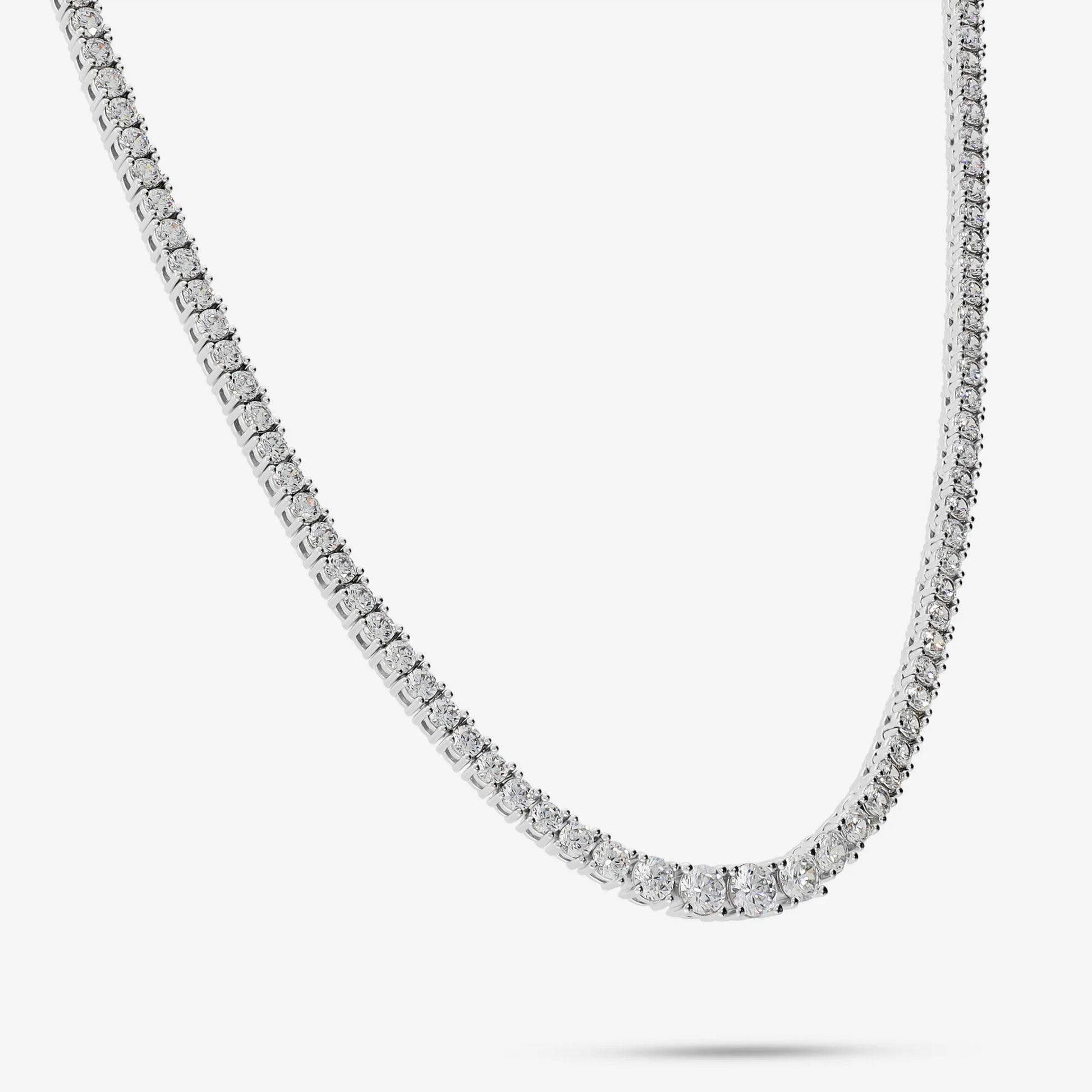 Collana Tennis Graduata con Cubic Zirconia