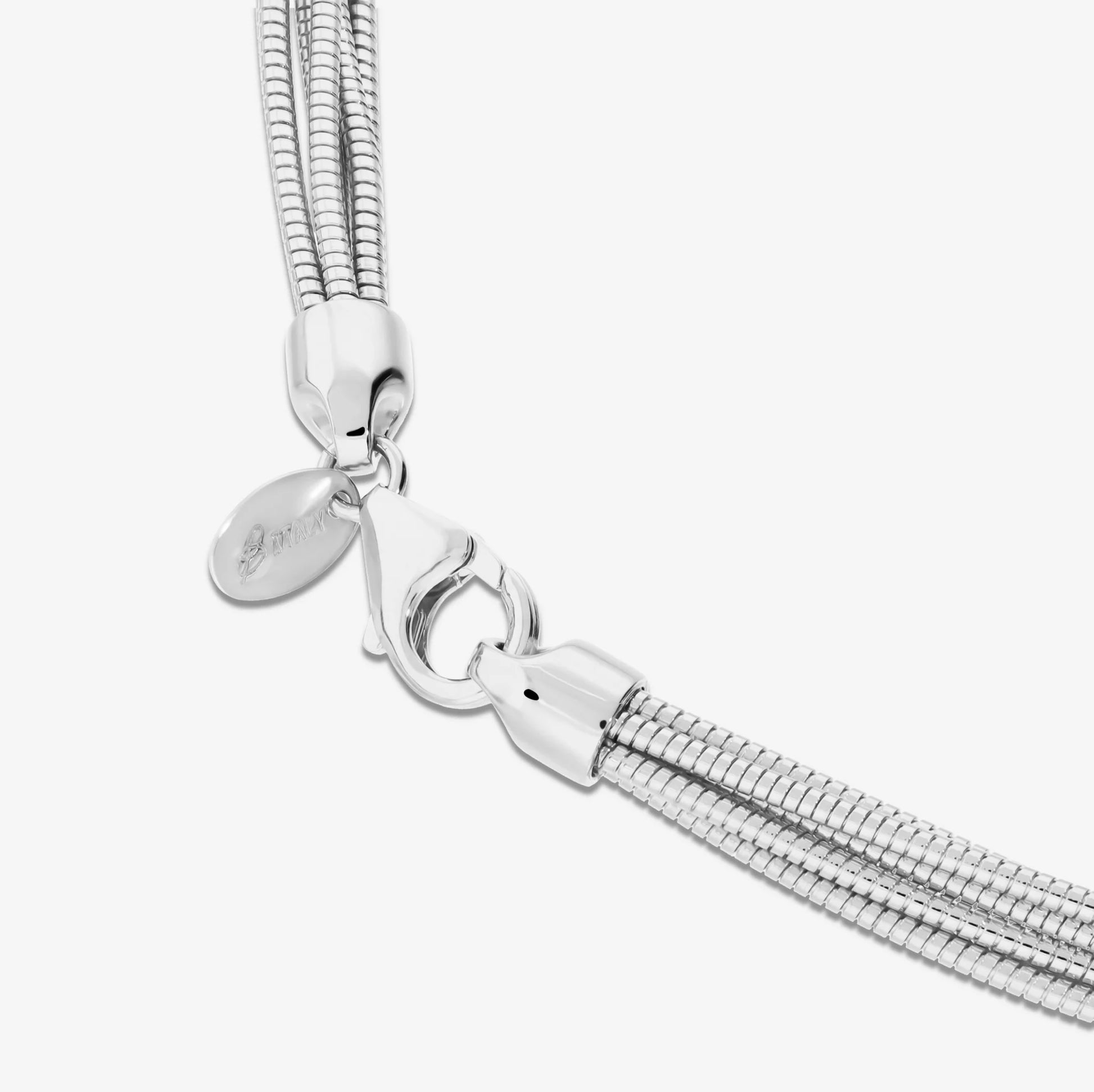 Collana Girocollo Multifilo Maglia Snake