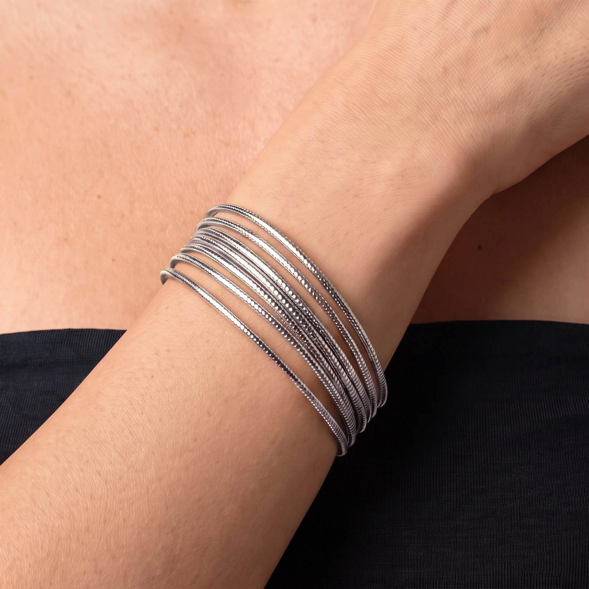 Bracciale Multifilo Maglia Snake