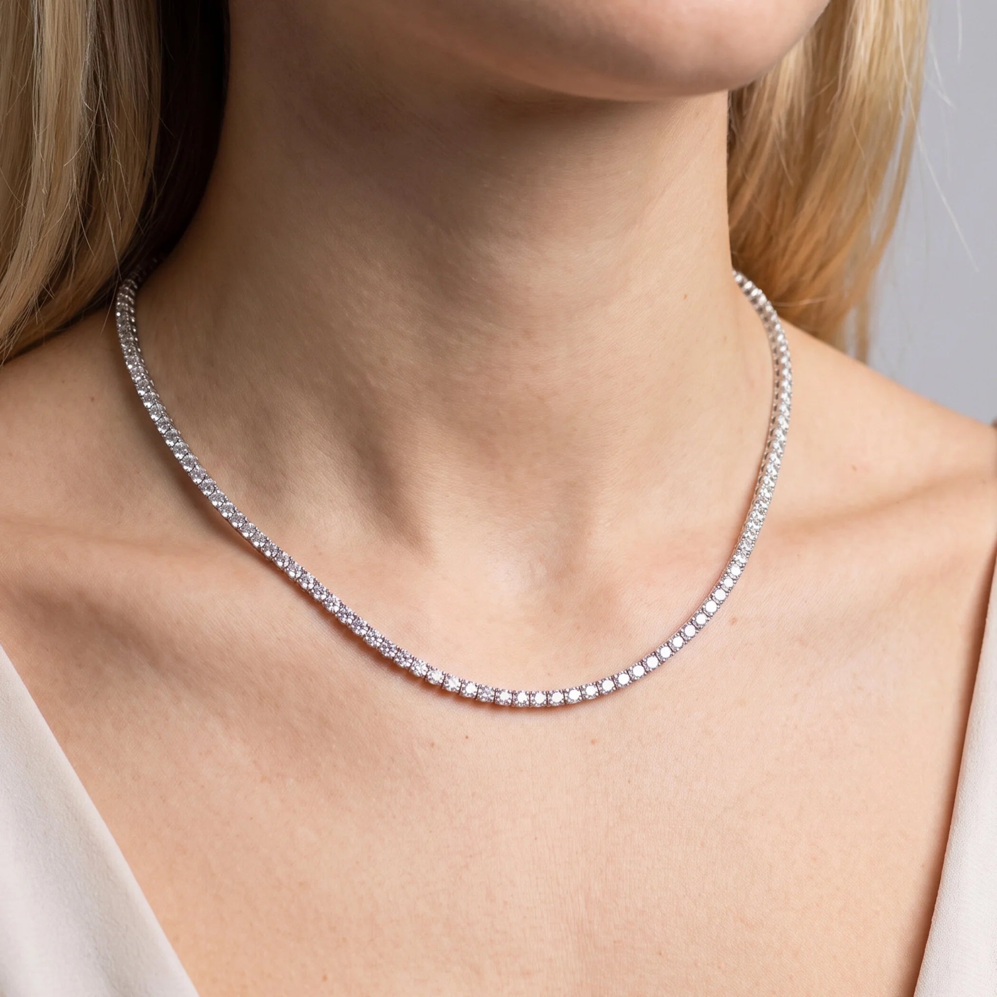 Collana Tennis con Cubic Zirconia