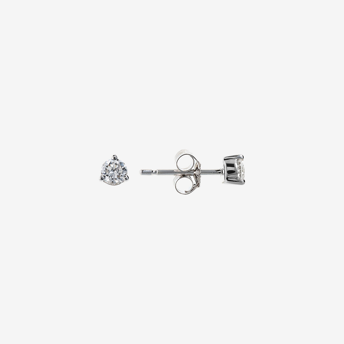 Boucles d'oreilles Light Point en or 375 avec diamants cultivés en laboratoire 0,22 ct