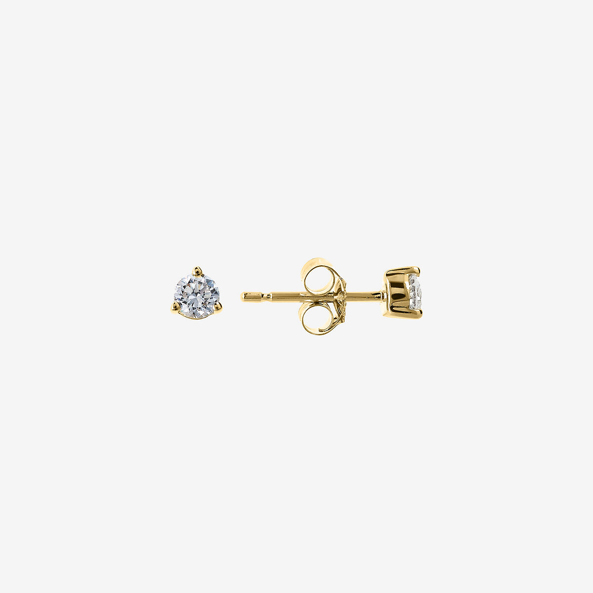 Boucles d'oreilles Light Point en or 375 avec diamants cultivés en laboratoire 0,22 ct
