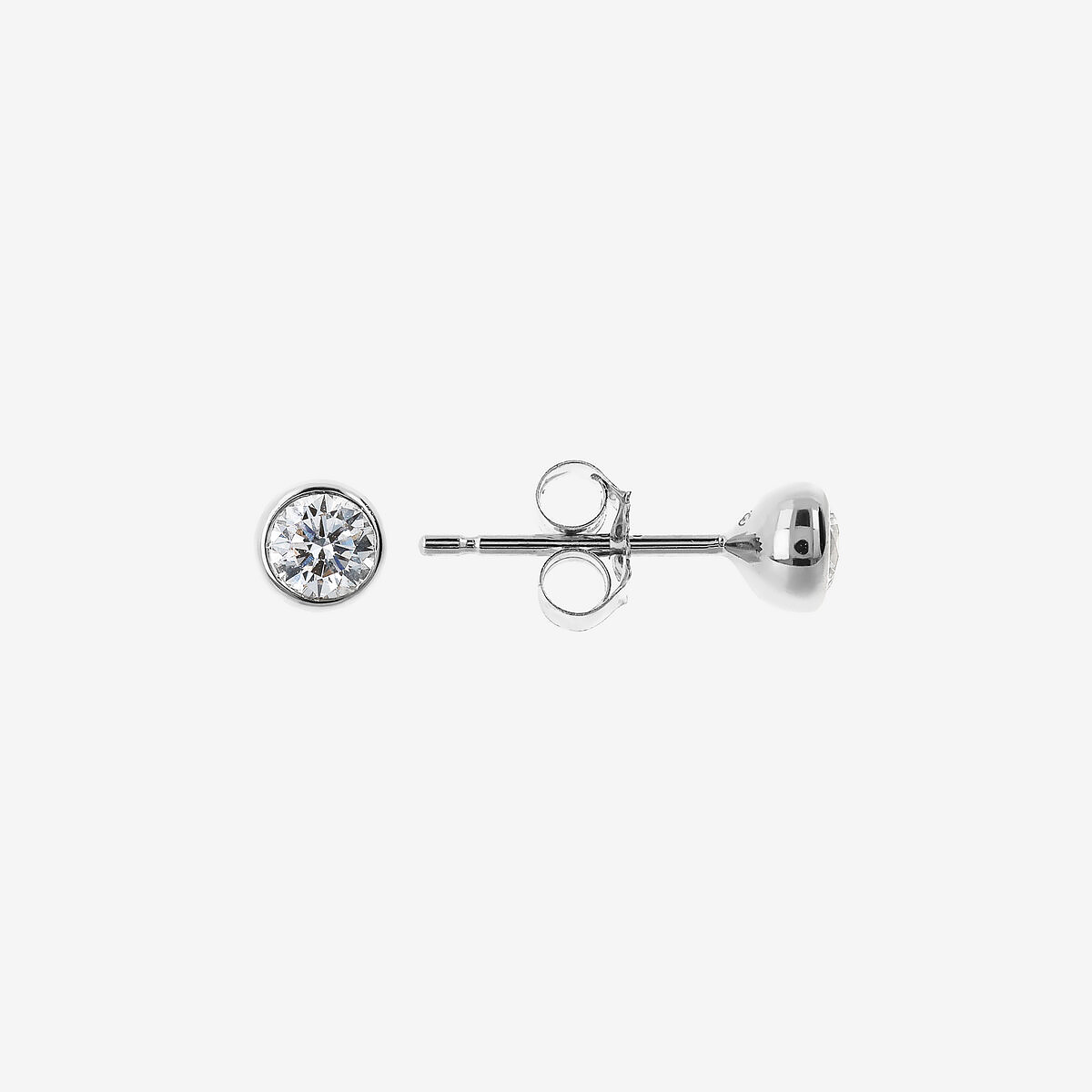 Boucles d'oreilles Light Point en or 375 avec diamants cultivés en laboratoire 0,252 ct