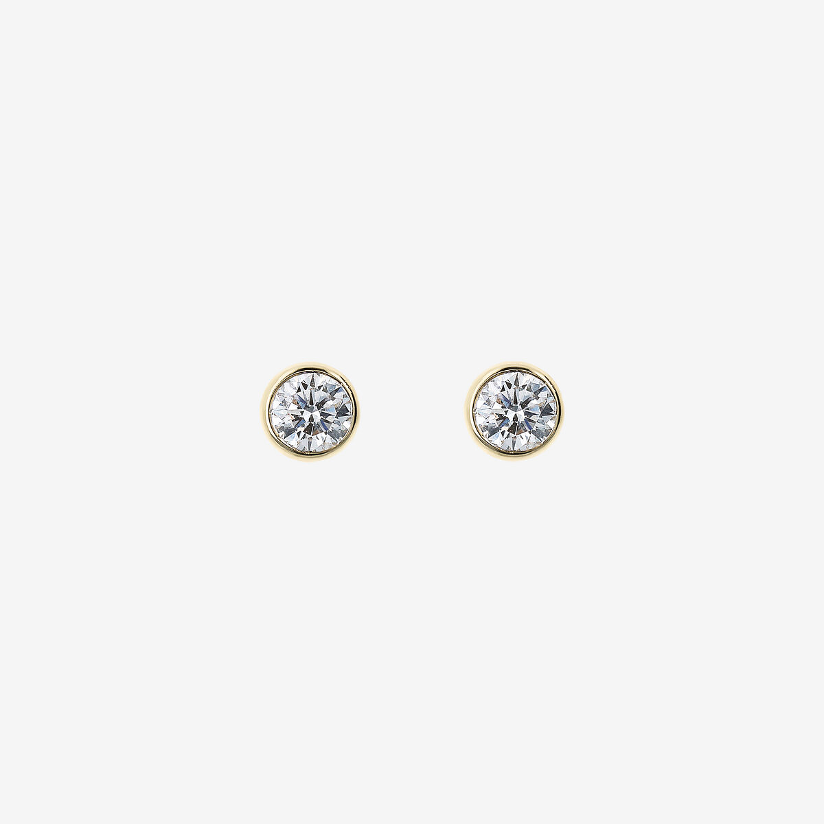 Boucles d'oreilles Light Point en or 375 avec diamants cultivés en laboratoire 0,252 ct