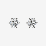 Boucles d'oreilles Light Point en or blanc 375 avec diamants cultivés en laboratoire de 1,5 ct
