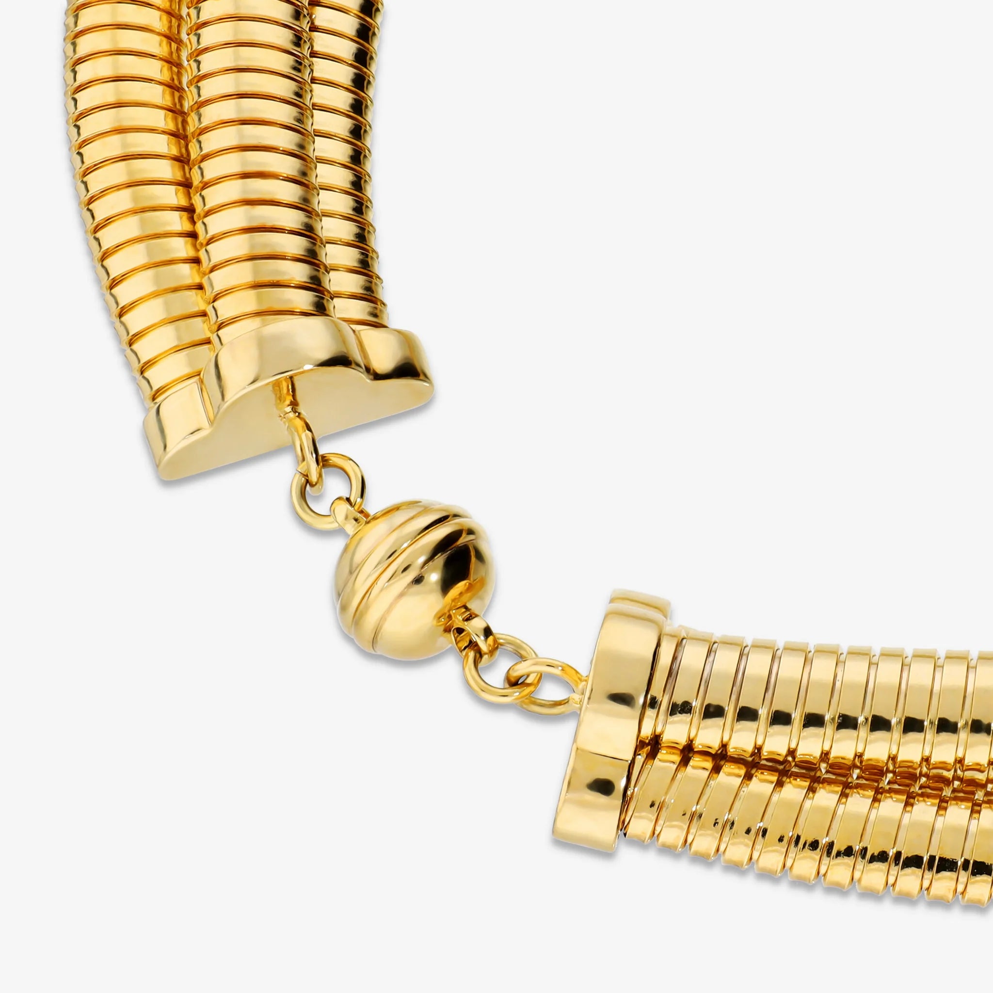 Collana Girocollo Tripla Maglia Tubogas