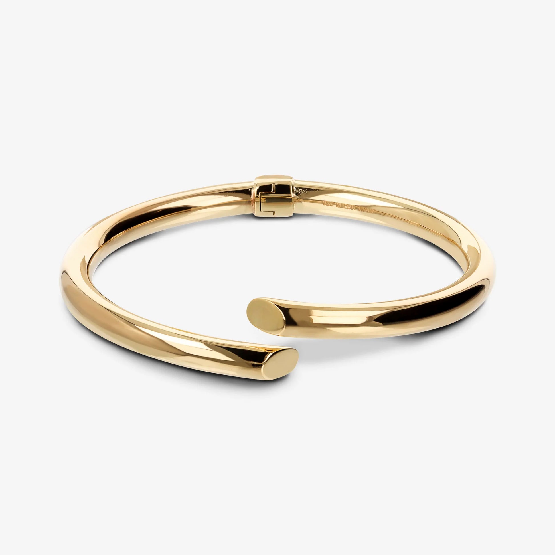 Bracciale Rigido Placcato Oro Giallo 18KT Martellato Bracciale Rigido Placcato Oro Giallo 18KT Martellato