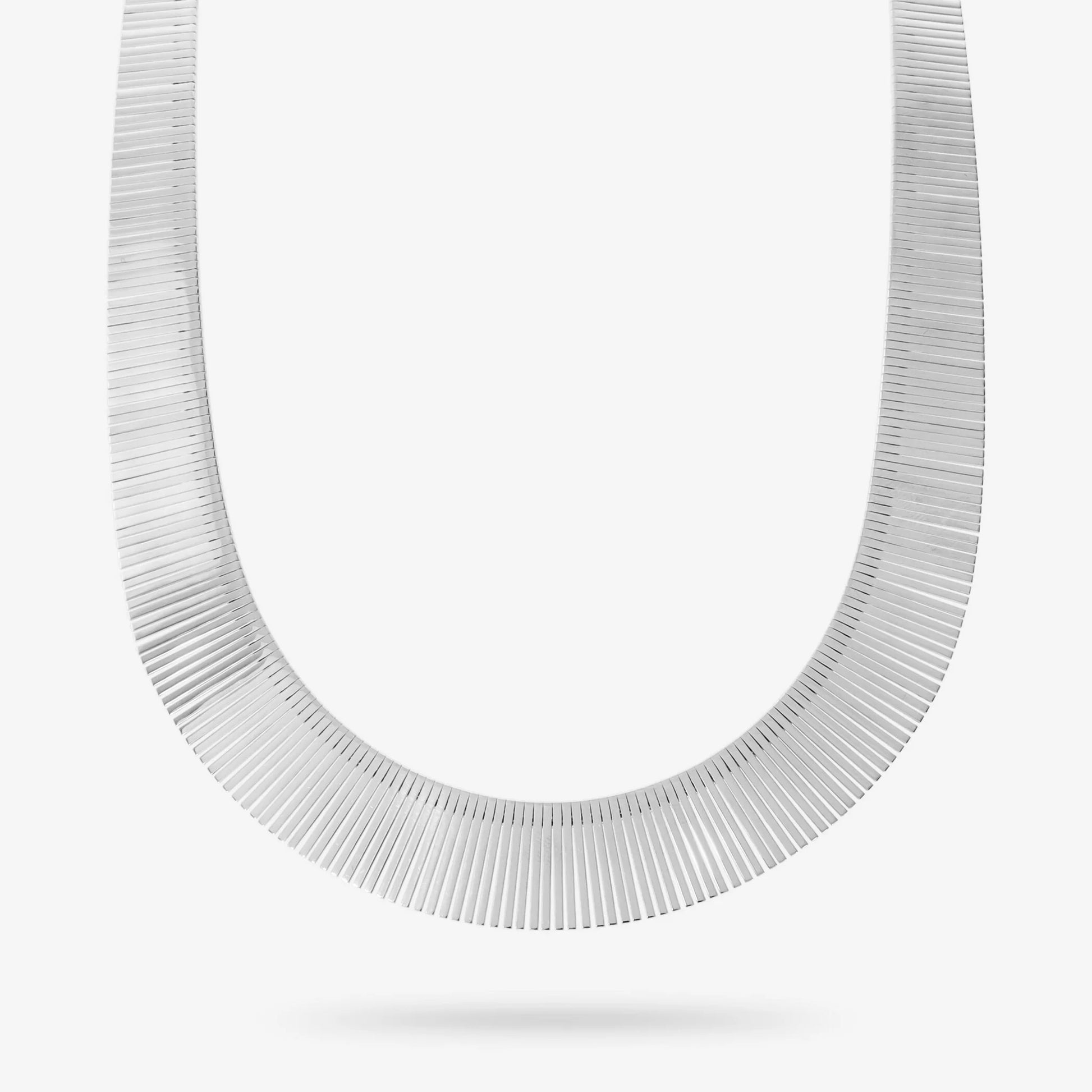 Cleopatra Choker Necklace in 925 Silver Platinum Plated