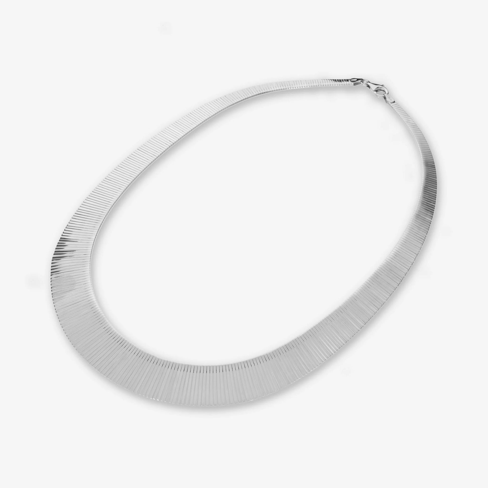 Cleopatra Choker Necklace in 925 Silver Platinum Plated