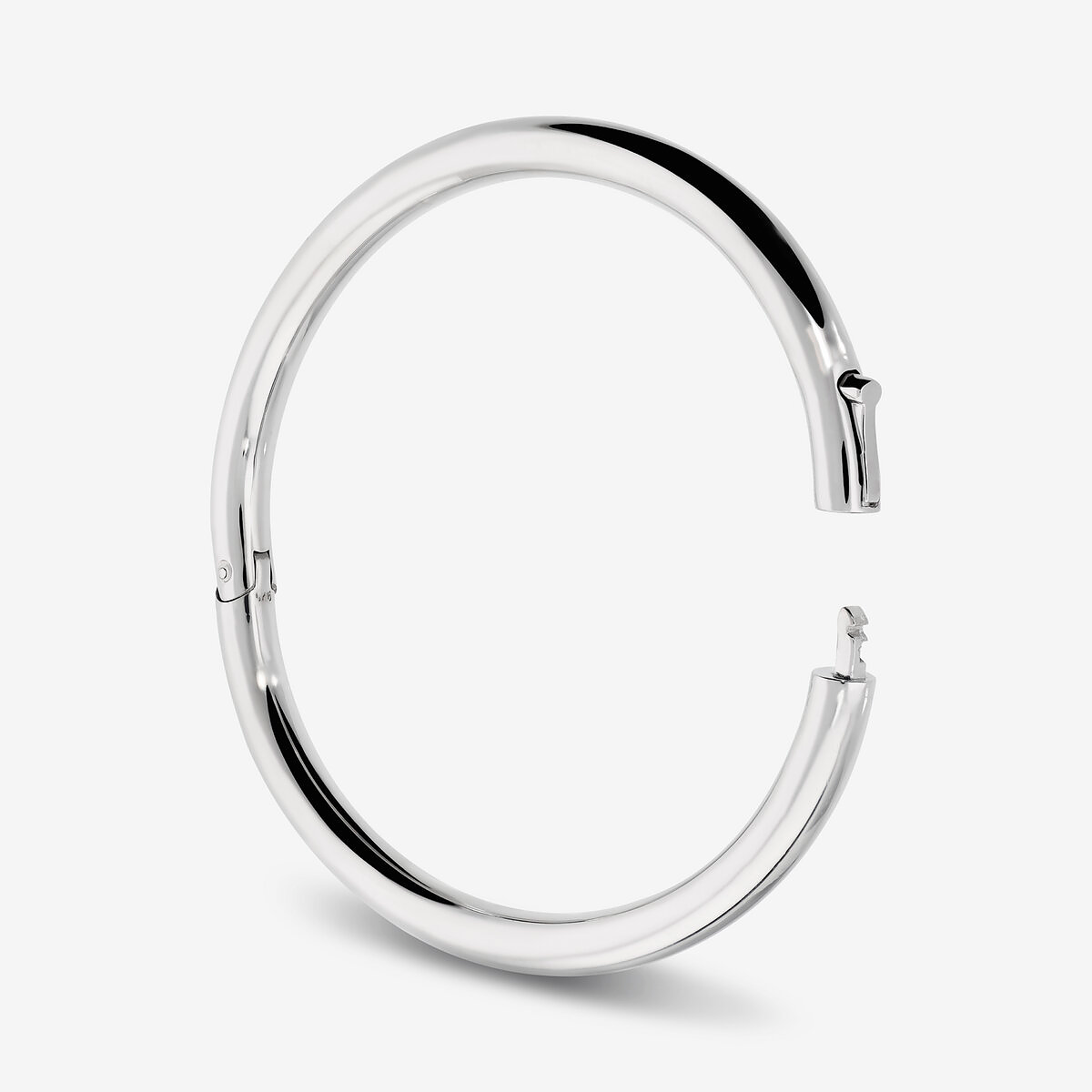 Rigid Bracelet in 925 Silver Platinum Plated