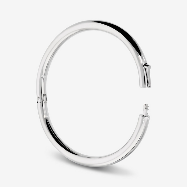 Bracciale Rigido in Argento 925 placcato Platino