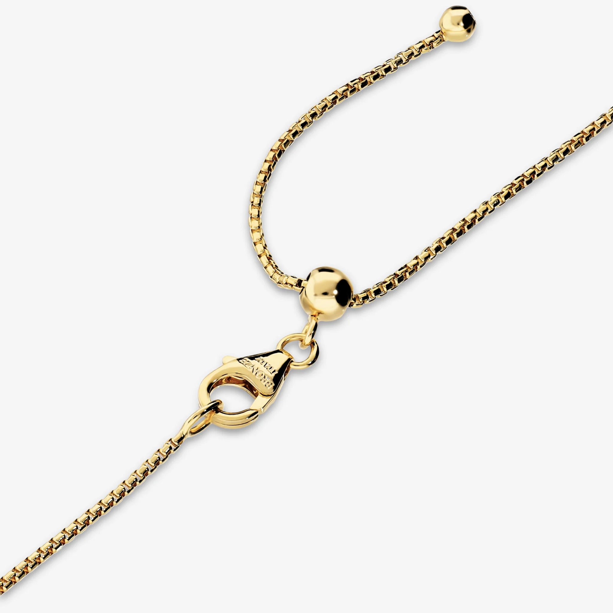 Collana Maglia Veneziana e Pendente Croce con Perle Bianche d'Acqua Dolce Ø 6/7 mm