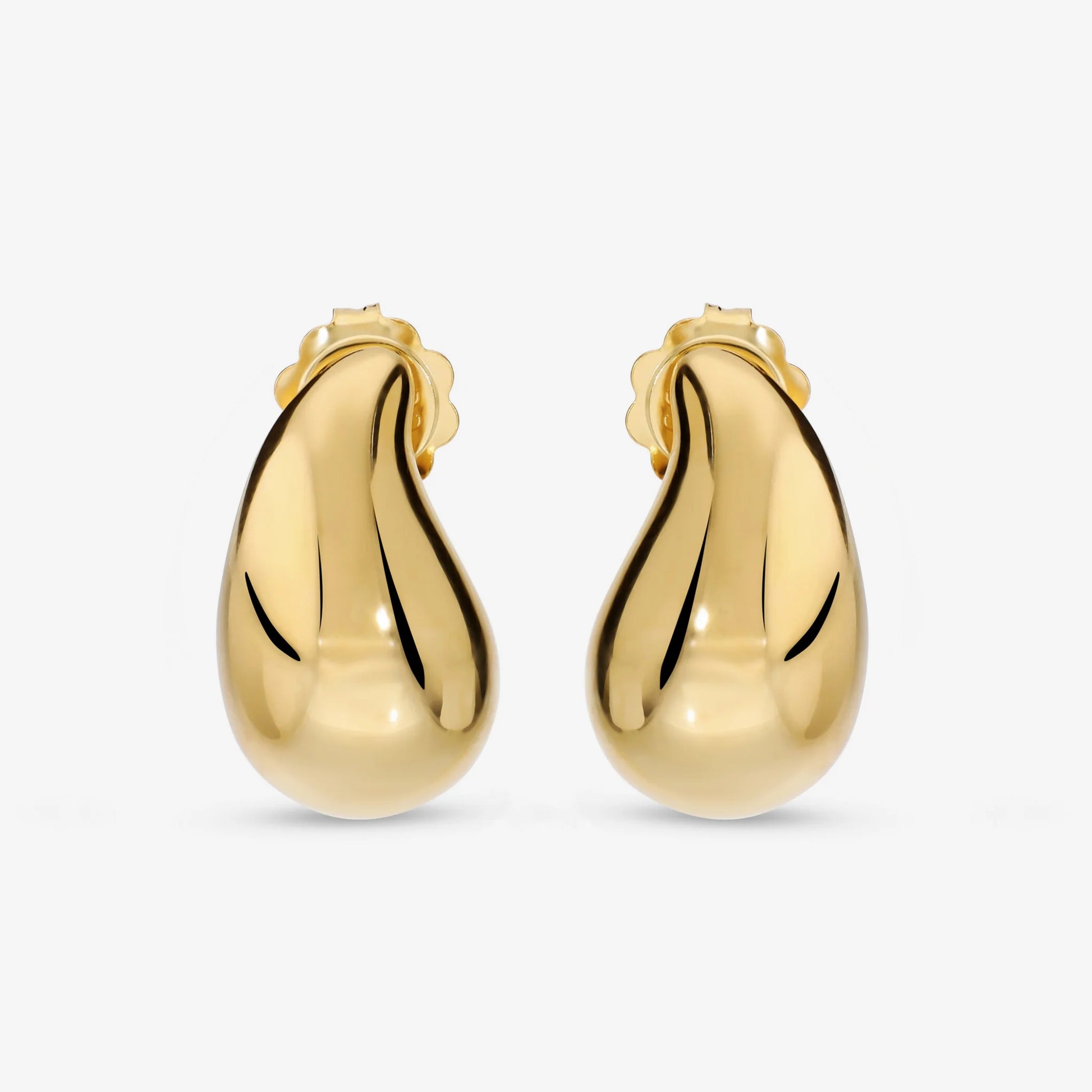 Orecchini a Goccia in Argento 925 placcato Oro Giallo 18Kt