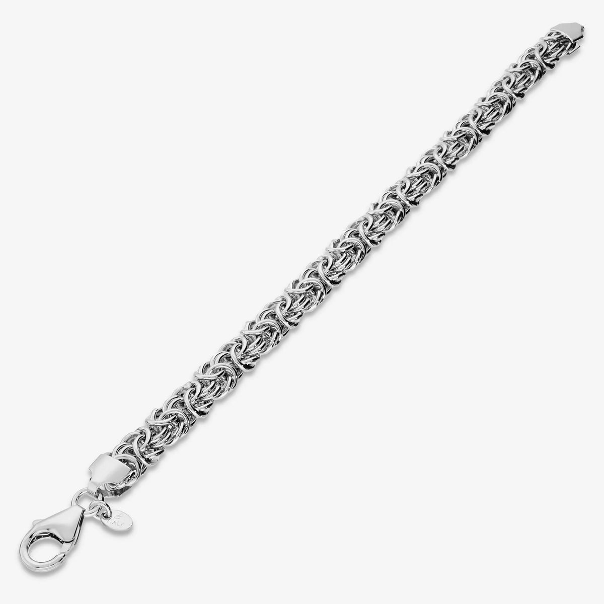 Bracciale Maglia Bizantina placcata Platino