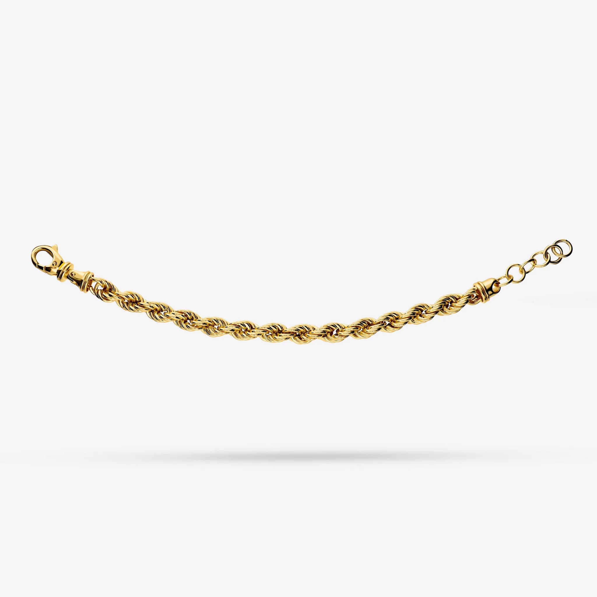 Bracciale Maglia Corda placcato Oro Giallo 18Kt