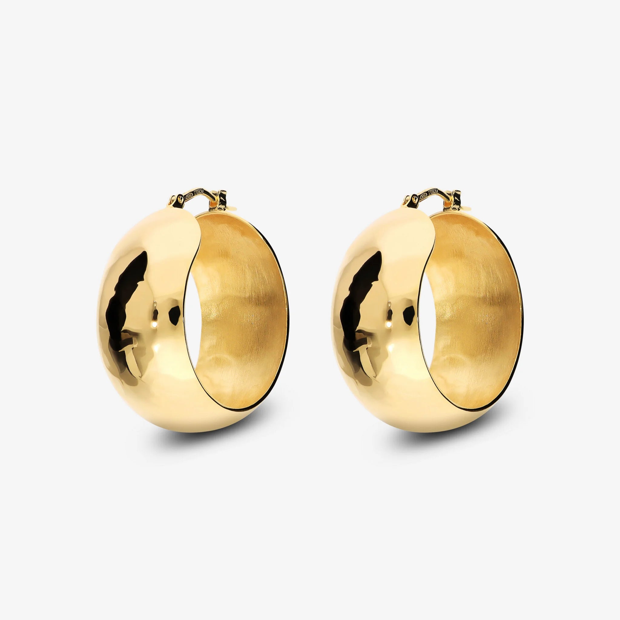 Hammered Hoop Earrings