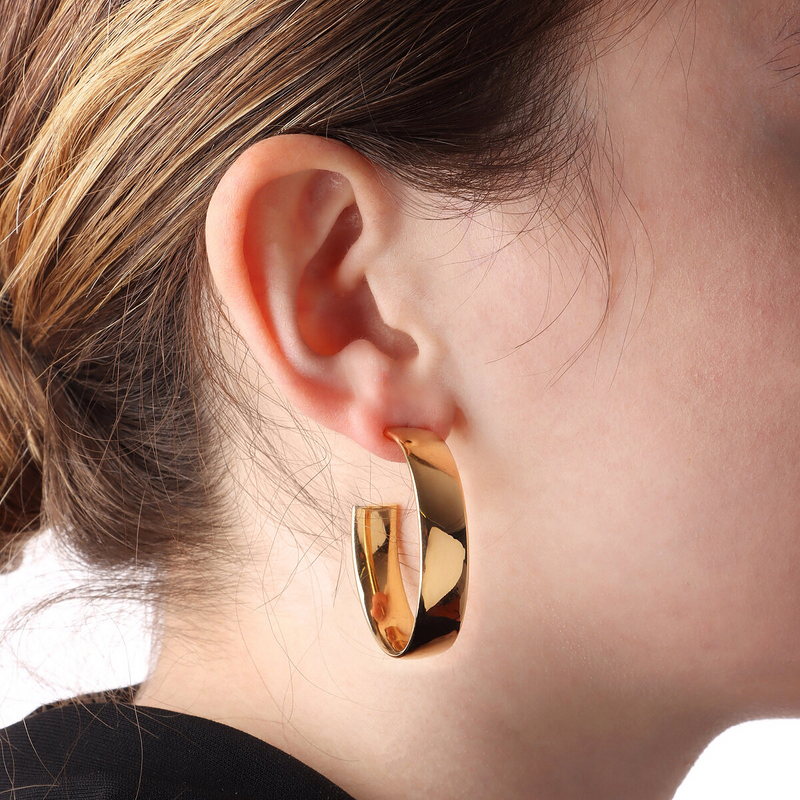 Semicircle Pendant Earrings
