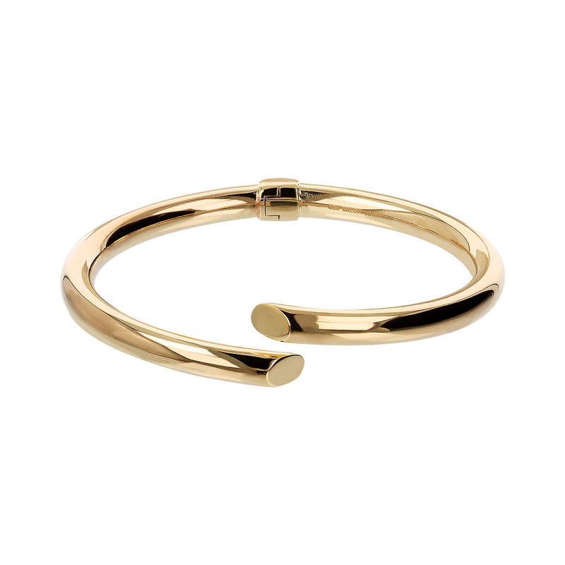 Contrarié Rigid Bracelet in 18kt yellow gold plated 925 silver