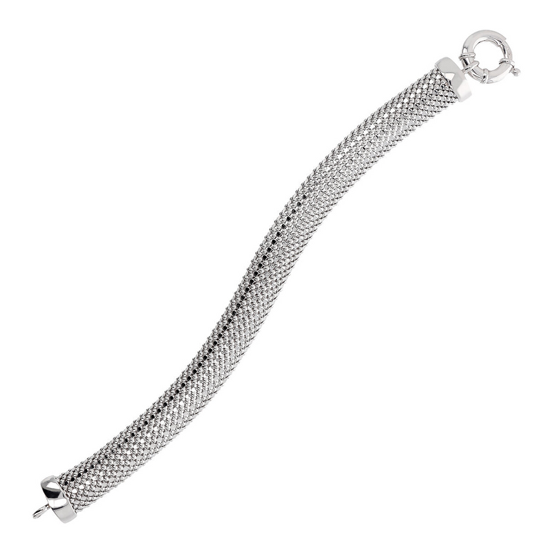 Platinum Plated 925 Silver Link Bracelet