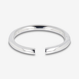 Bracelet rigide en argent 925 platiné