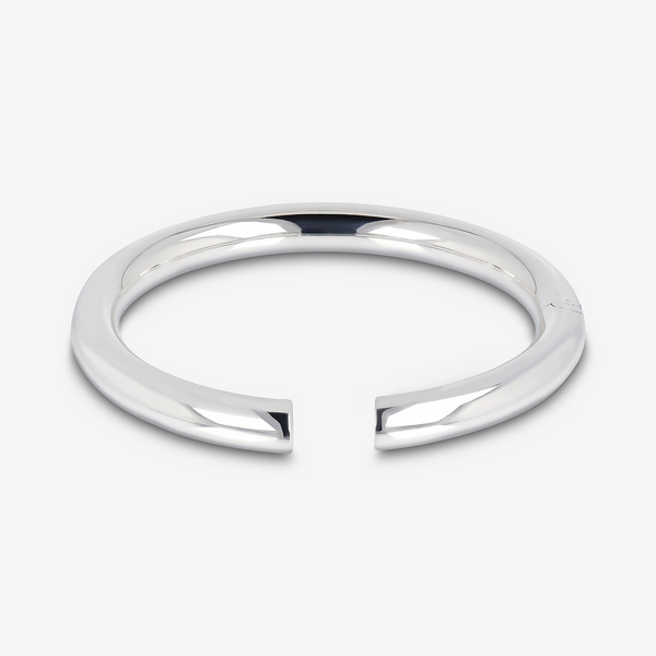 Bracelet rigide en argent 925 platiné