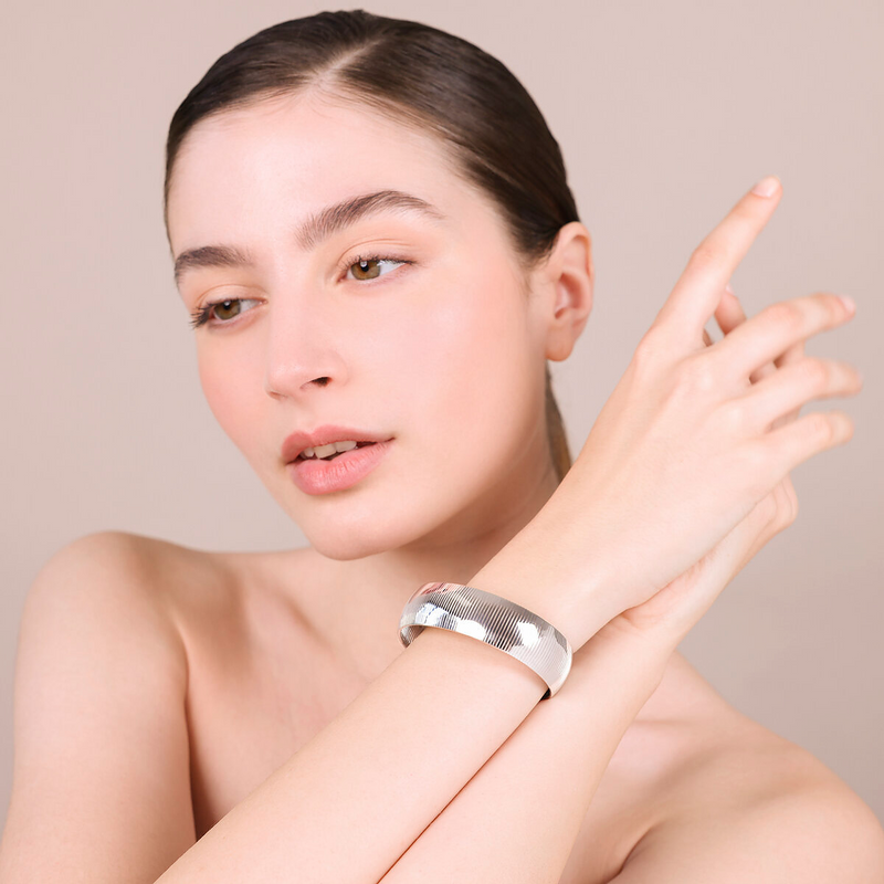 Bracciale Omega in Argento 925 placcato Platino