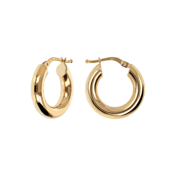 Milor gold hoop earrings deals