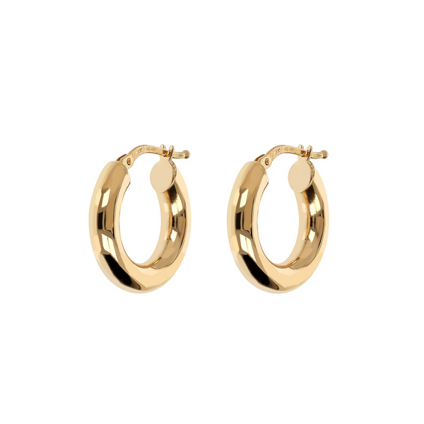 750 Gold Hoop Earrings Diameter 2cm