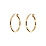 750 Gold Hoop Earrings Diameter 5cm