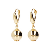 750 Gold-Ohrringe mit Lucide-Perlen