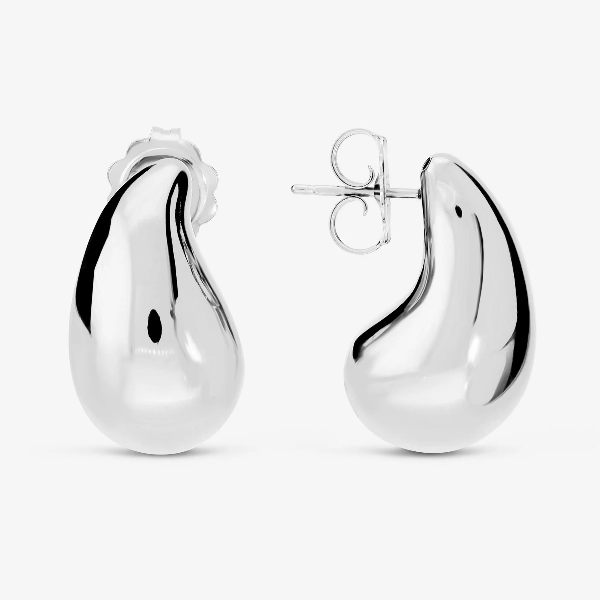 Orecchini a Goccia in Argento 925 placcato Platino