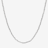 Collier en Argent avec Sphères de Diamants
