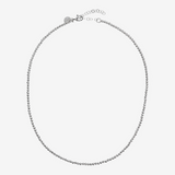 Collier en Argent avec Sphères de Diamants