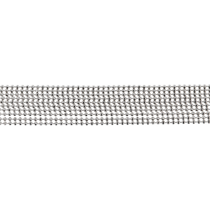 Bracelet Multirangs en Argent avec Petites Sphères