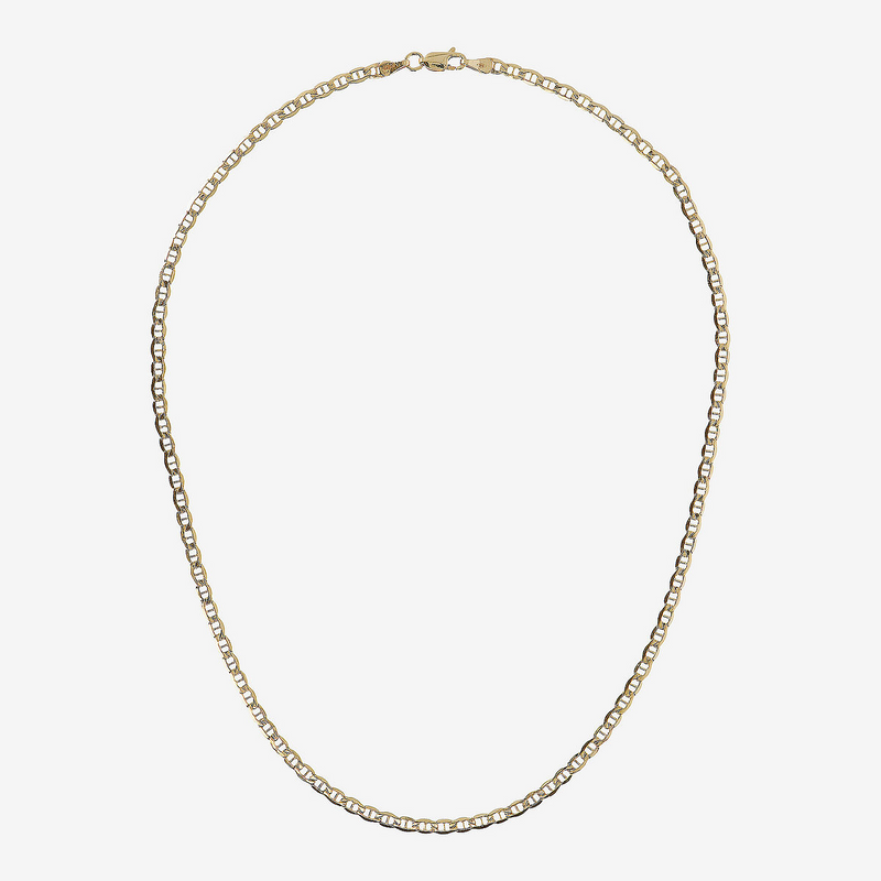 Marine-Mesh-Halskette aus 9 Karat Gold