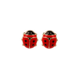 9 Carat Gold Ladybug Stud Earrings