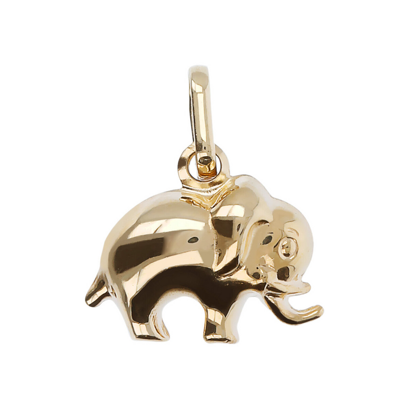 Ciondolo Elefante Oro 375