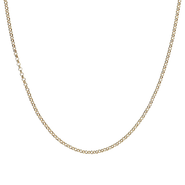 9 Carat Gold Rolo Chain Necklace