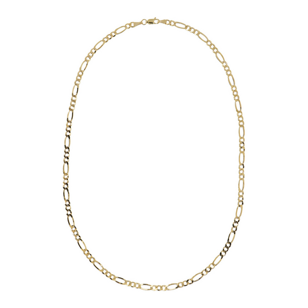 9 Carat Gold Figaro Chain Necklace