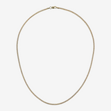 Collier Long Chaîne Byzantine Or 9 Carats