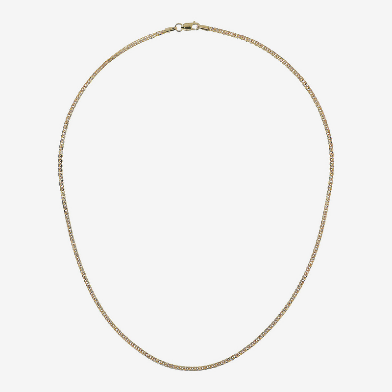 Collier Long Chaîne Byzantine Or 9 Carats
