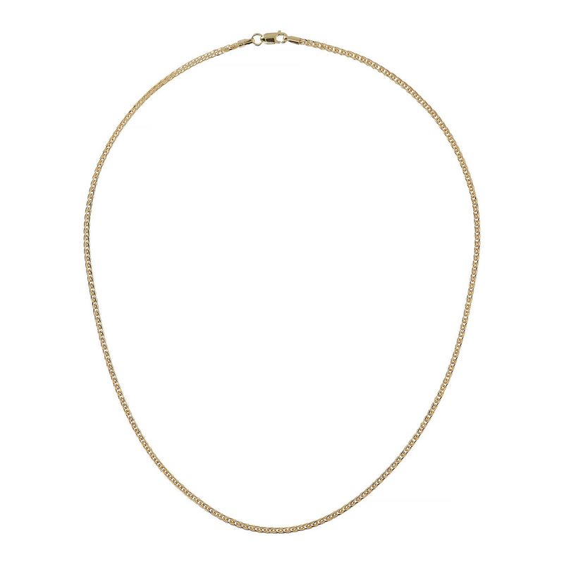 Long Byzantine Chain Necklace 9 Carat Gold