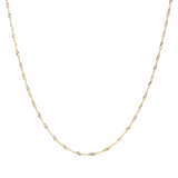 Choker Necklace with 9 Carat Gold Singapore Chain