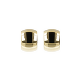 9 Carat Gold Domed Lobe Earrings