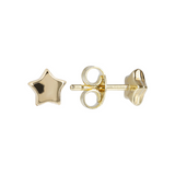 Stud Earrings with 9 Carat Gold Star