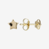 Boucles d'oreilles clous avec étoile en or 9 carats